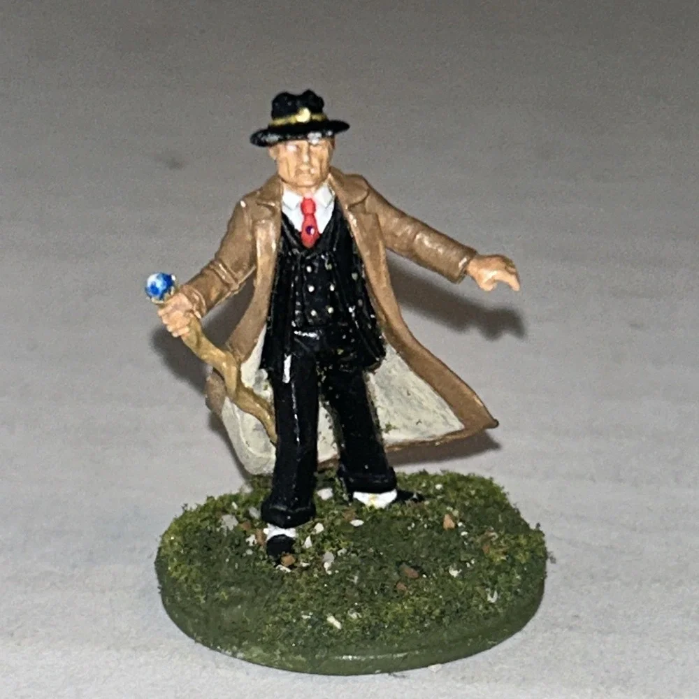 Ral Partha Warhammer Metal Painted Miniature Mafia Fed Agent‎ Detective